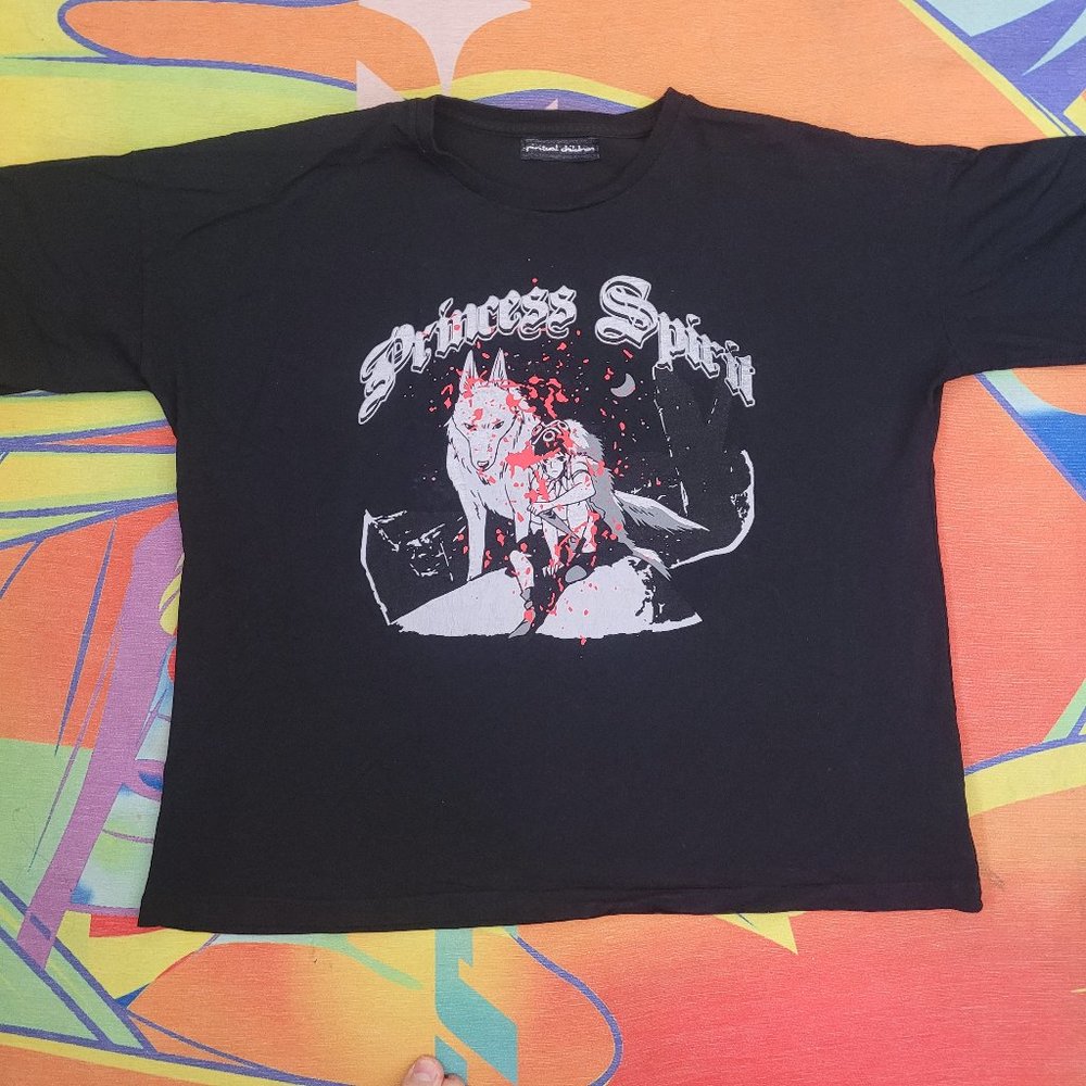 Rare Princess Mononoke Spiritual Children Siberia Hills Anime Shirt